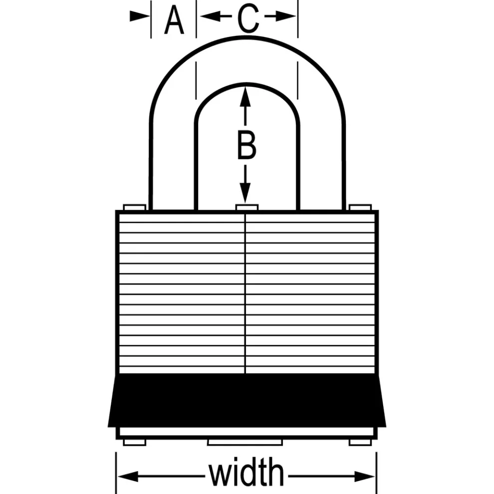 Laminated Padlock