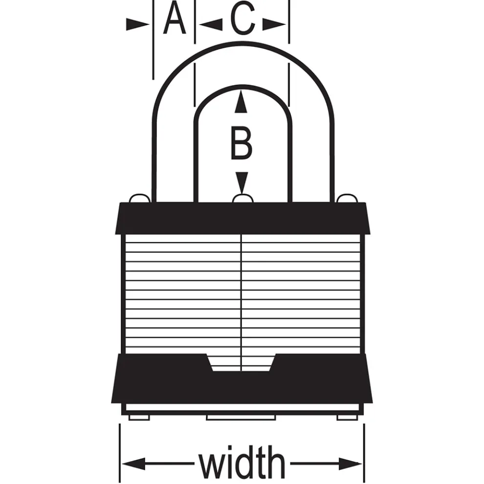 Laminated Padlock