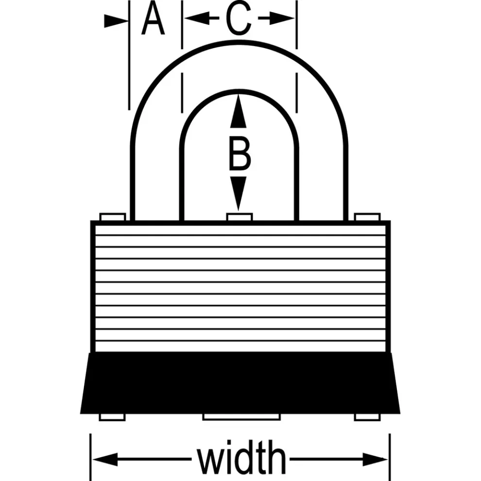 Laminated Padlock