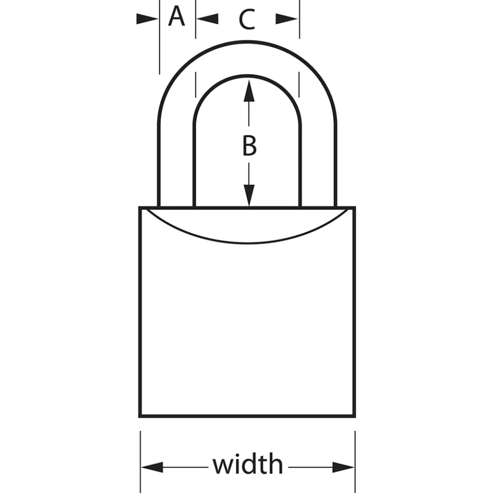 ProSeries® Solid Brass Lock
