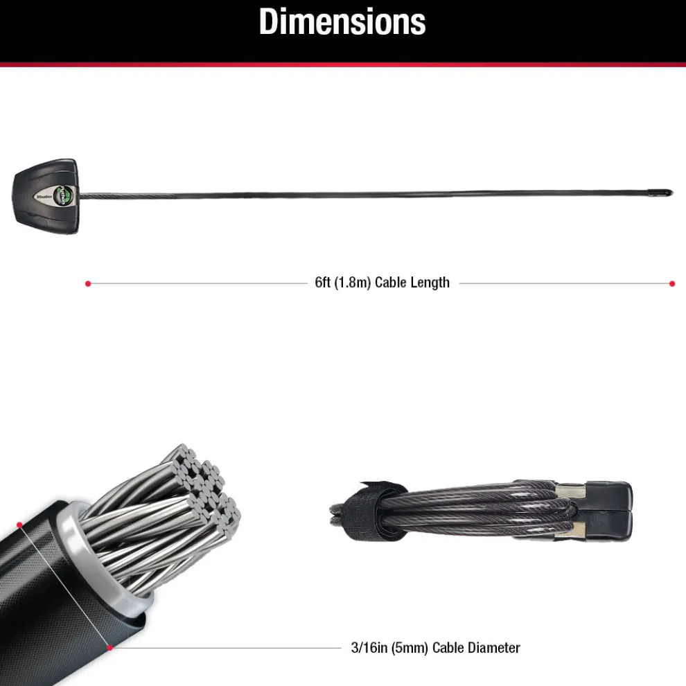 Python™ Adjustable Locking Cable