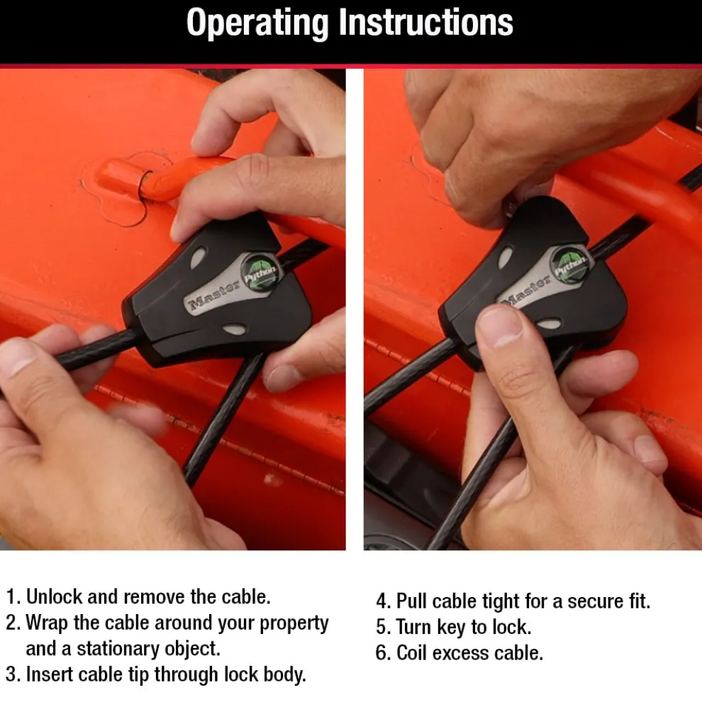 Python™ Adjustable Locking Cable