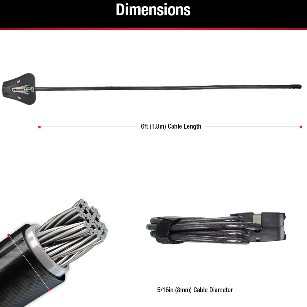 Python™ Adjustable Locking Cable