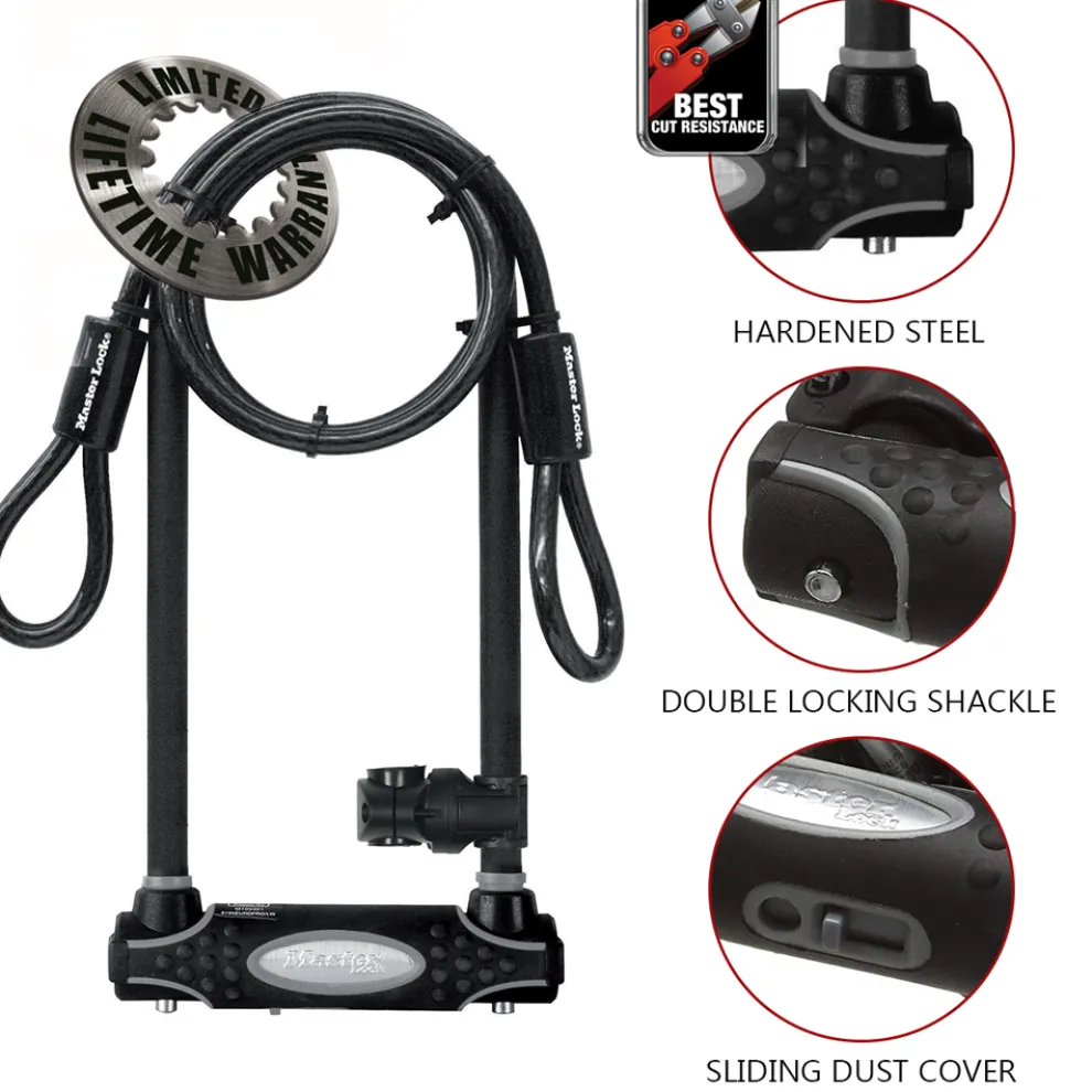 U-Lock with Looped End Cable